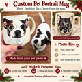 Personalized Pet Portrait Mug | Christmas Gift for Pet Lovers