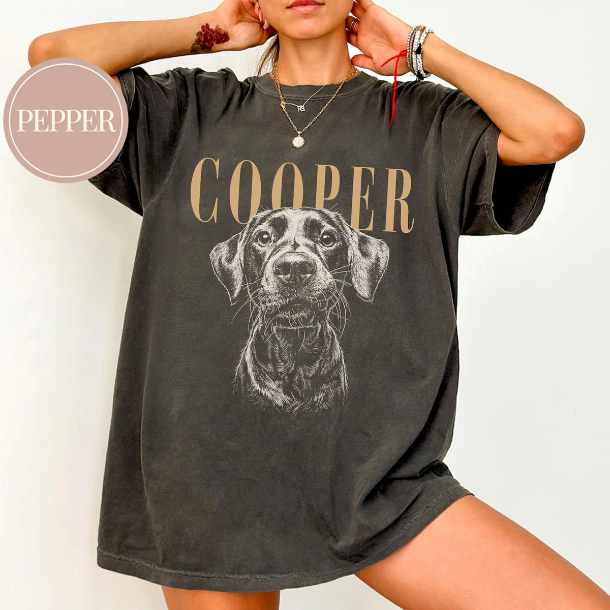 Personalized Vintage Pet Photo Shirt – A Gift for Pet Lovers