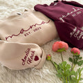 Custom Mama Embroidered Sweatshirt