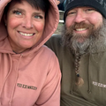 Personalized Roman Numeral Date Couple Hoodie