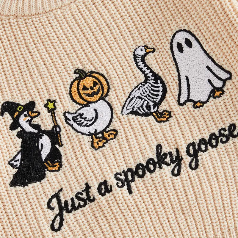 Spooky Goose Knit Sweater