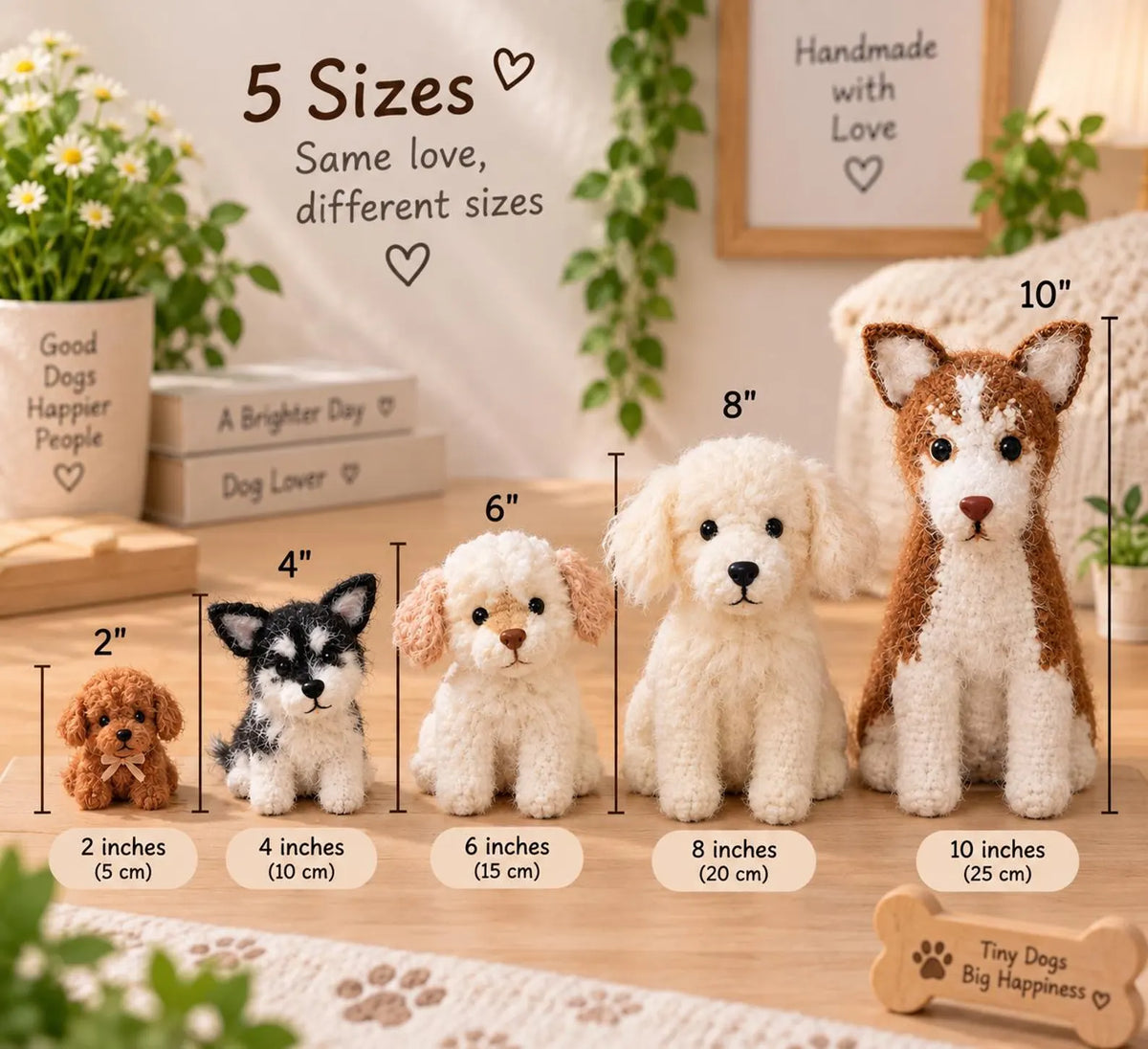 Handmade Gift Personalized Crochet Pet Keepsake