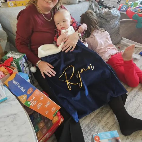 Personalized Velvet Christmas Gift Sack