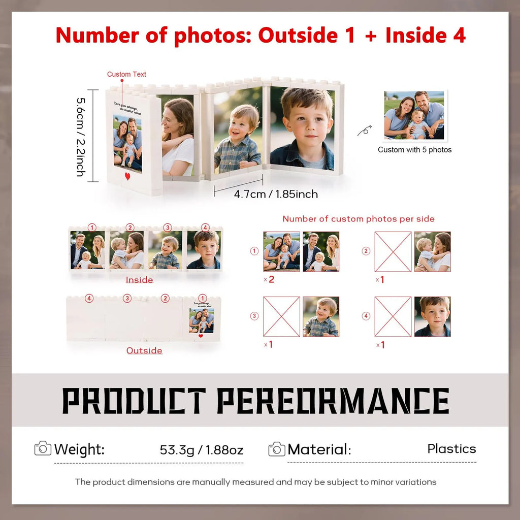 Personalized Folding Photo Blocks – A Gift to Treasure