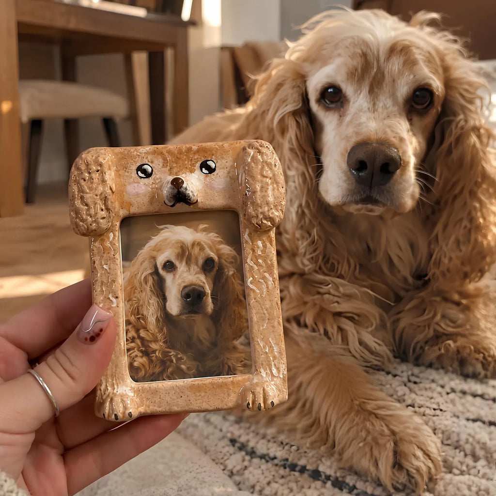 Custom Handmade Ceramic Pet Photo Frame