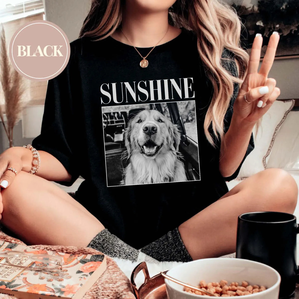 Personalized Pet Photo Shirt Dog Mom Dad Gift Pet Remembrance Gift