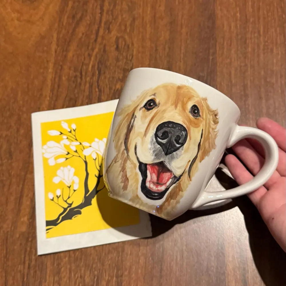 Personalized Pet Portrait Mug | Christmas Gift for Pet Lovers