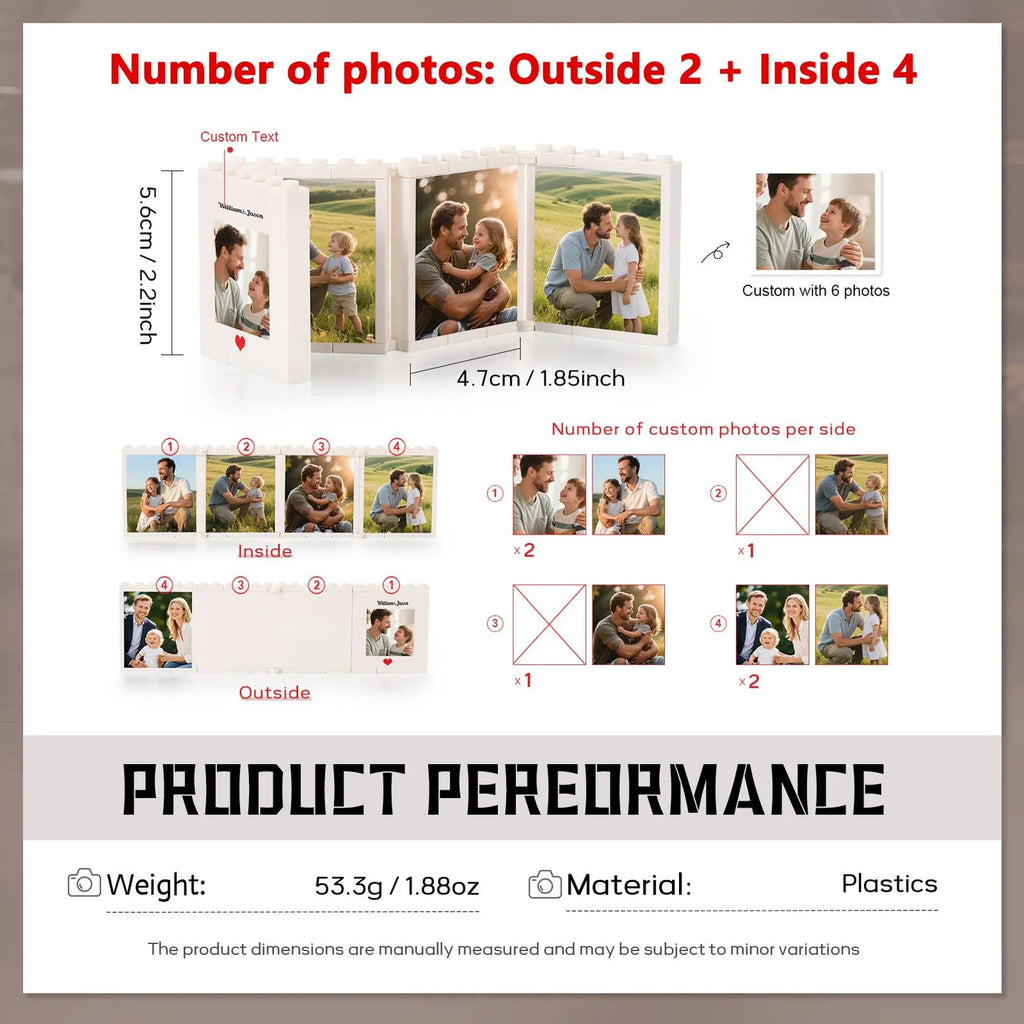 Personalized Folding Photo Blocks – A Gift to Treasure