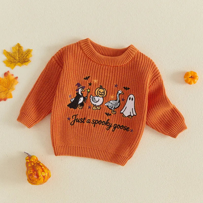 Spooky Goose Knit Sweater