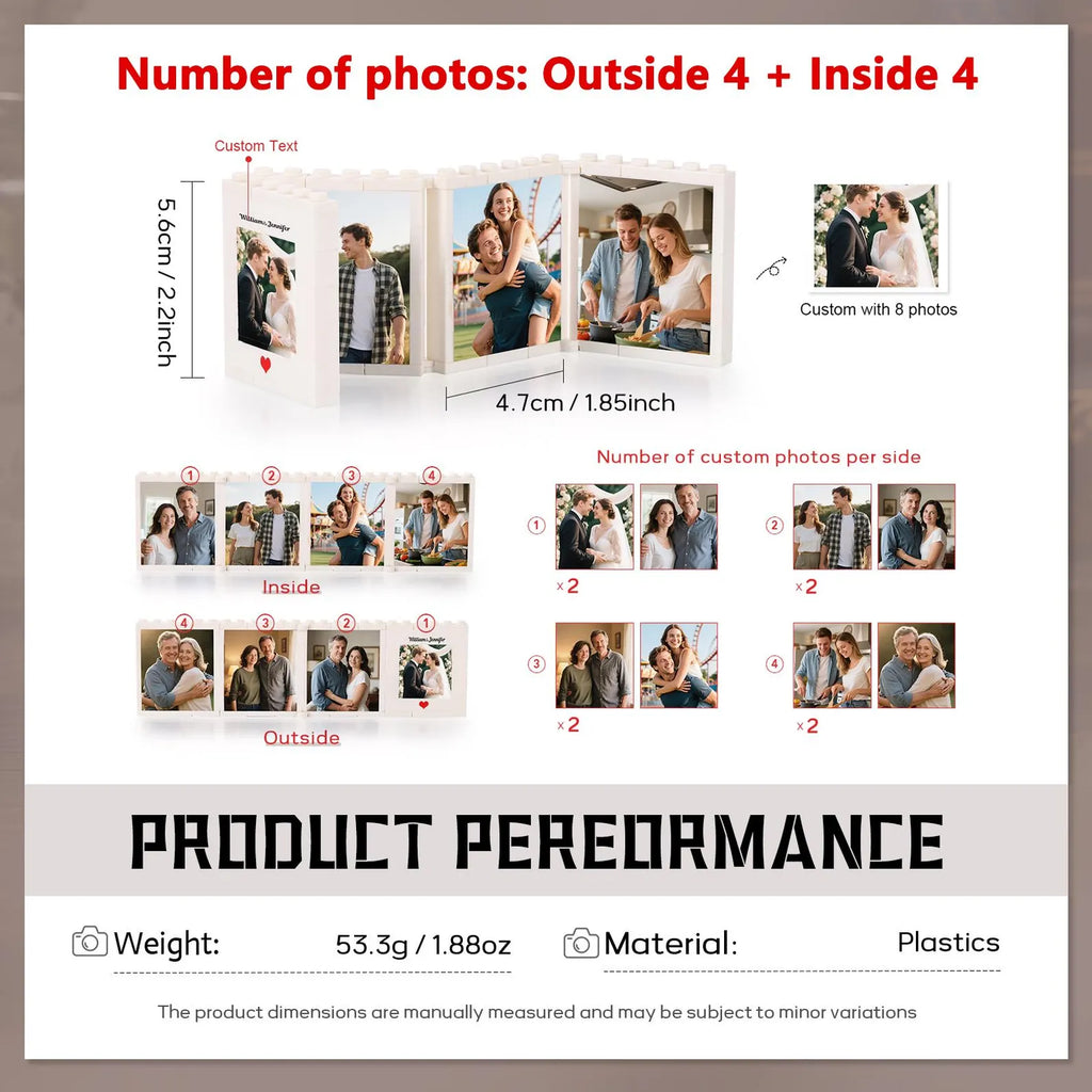 Personalized Folding Photo Blocks – A Gift to Treasure