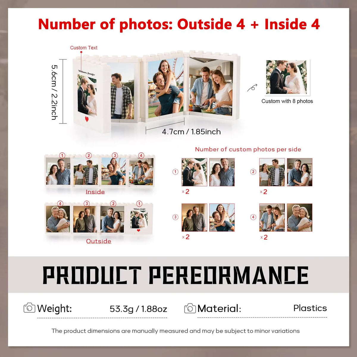 Personalized Folding Photo Blocks – A Gift to Treasure