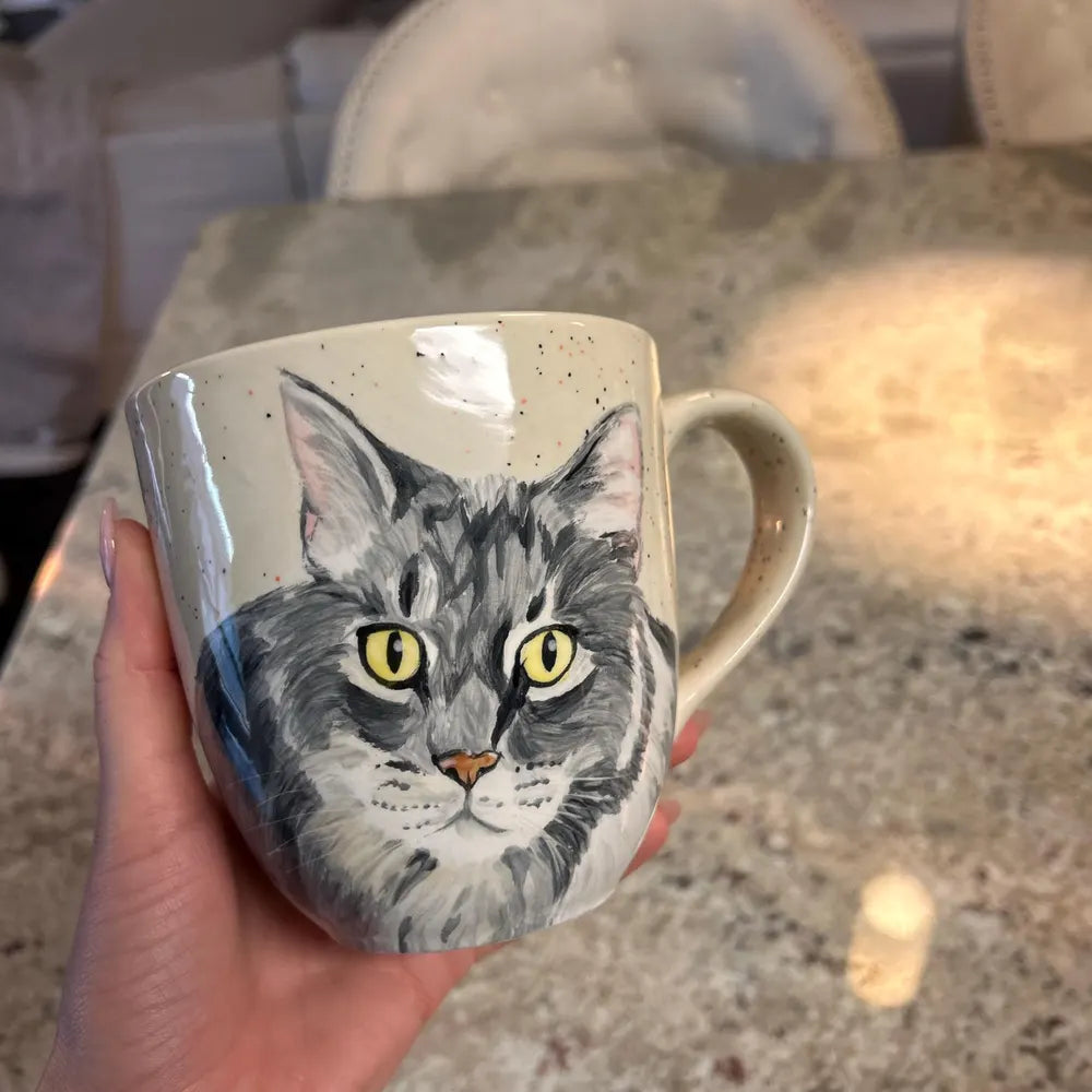 Personalized Pet Portrait Mug | Christmas Gift for Pet Lovers