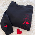 Spicy Custom Embroidered Photo Sweatshirt/Hoodie– Valentine’s Gift
