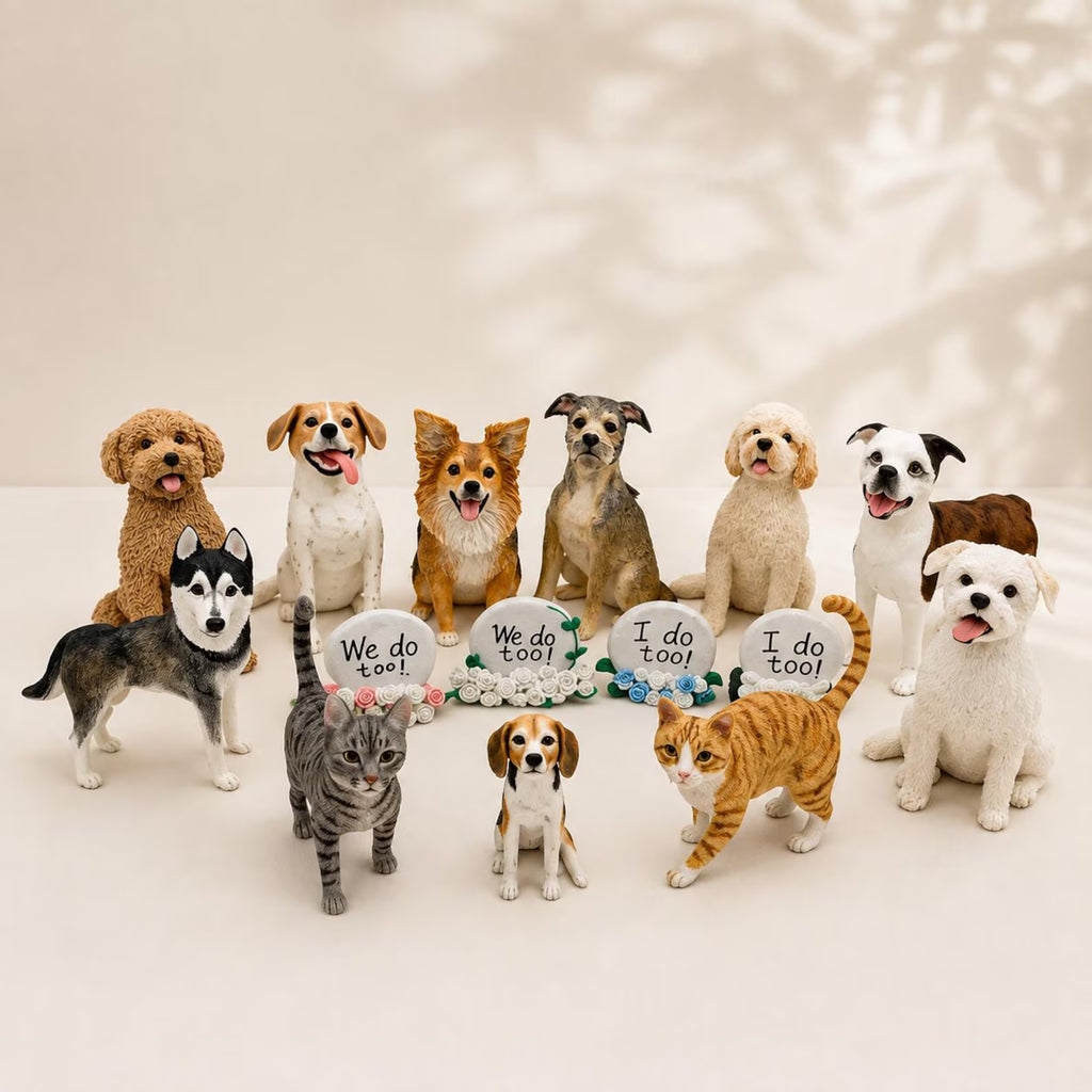 Personalized Handmade Polymer Clay Pet Figurines