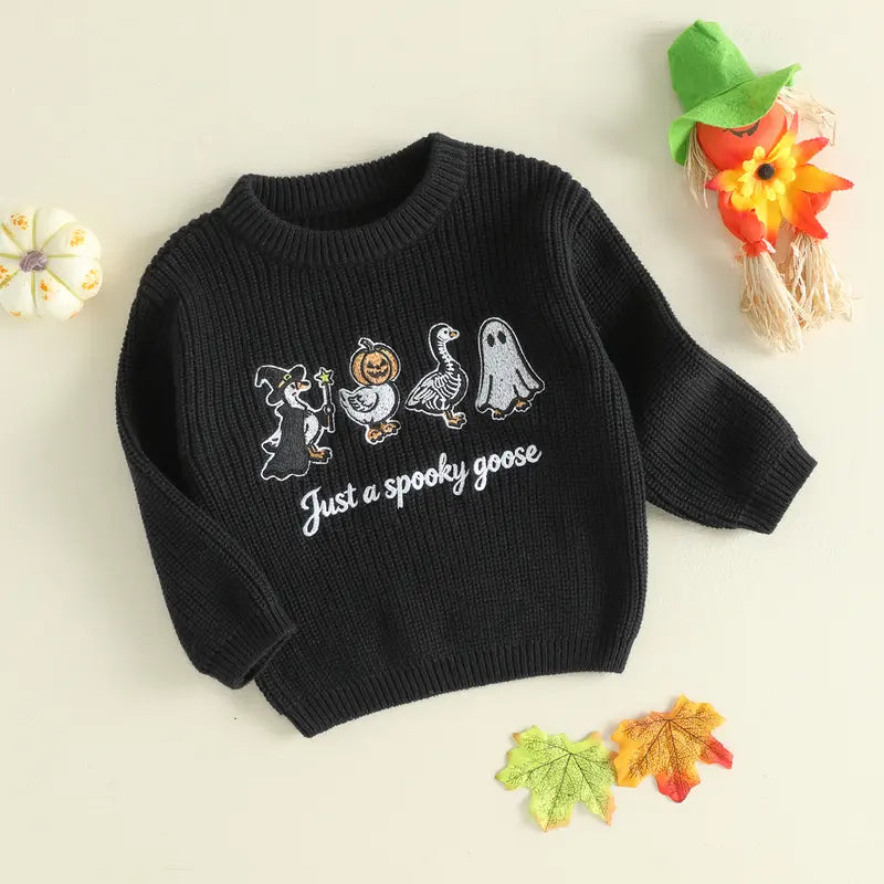 Spooky Goose Knit Sweater