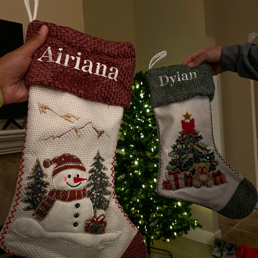 Embroidered Personalized Christmas Stocking