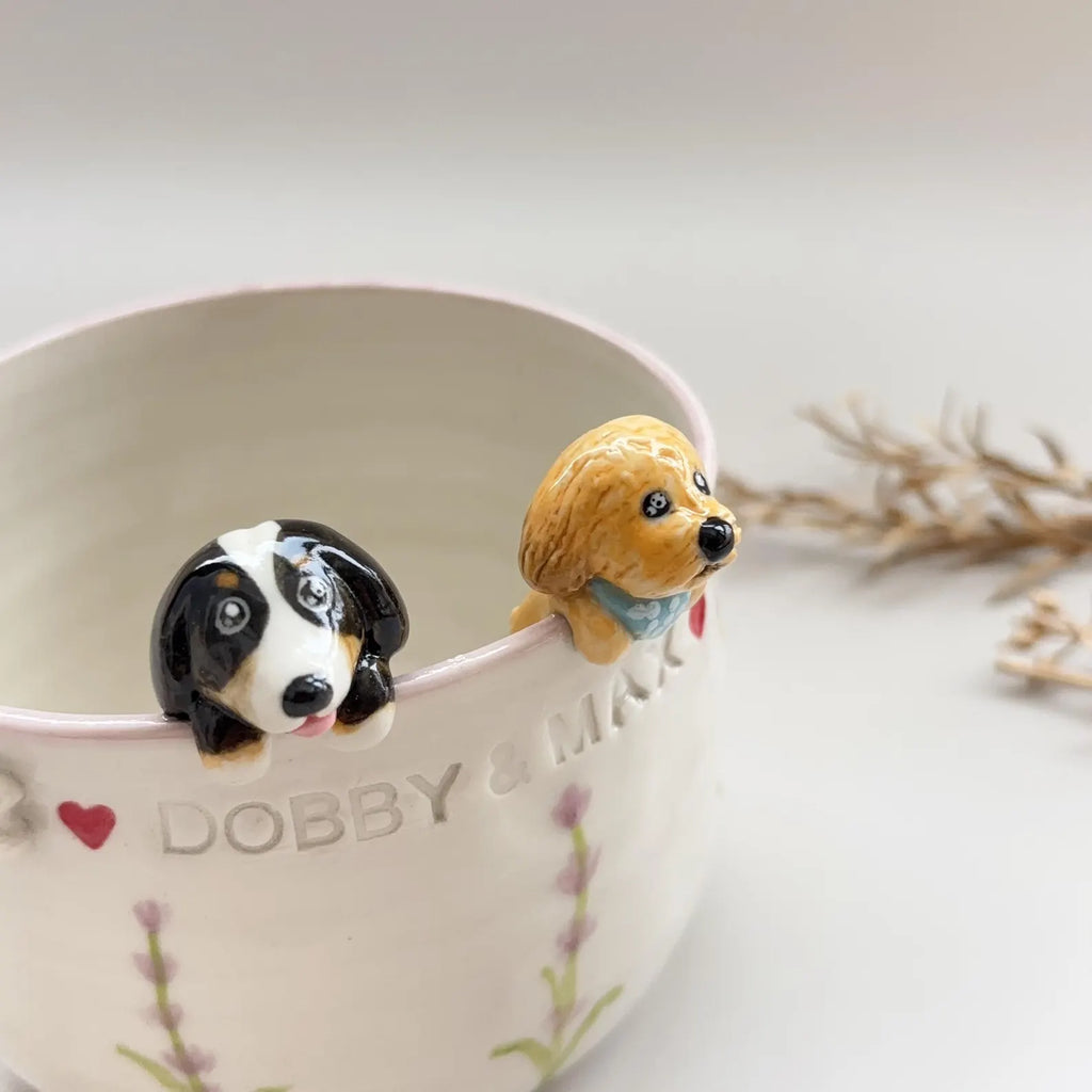 Personalized Handmade Pet Mug-Hidden Animal Coffee Mug-Gift For Dog Cat Owner