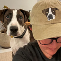 Custom  Cute Pet Portrait Embroidered Baseball Cap
