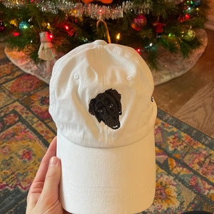 Custom Pet Portrait Embroidered Baseball Cap