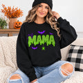 Halloween Mama Glitter Embroidered Sweatshirt